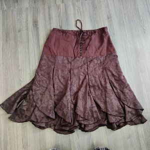 dark brown firetrap skirt